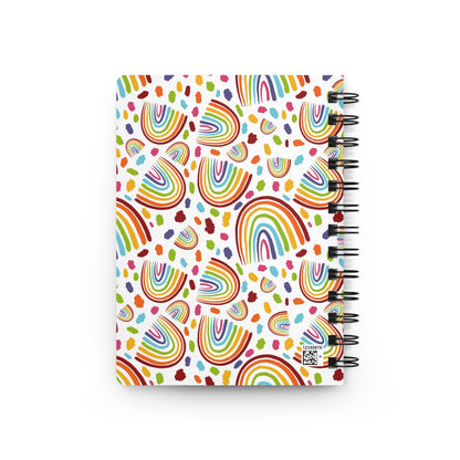 Rainbows + Splotches Journal