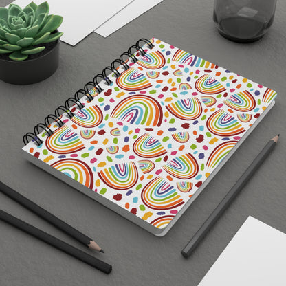 Rainbows + Splotches Journal
