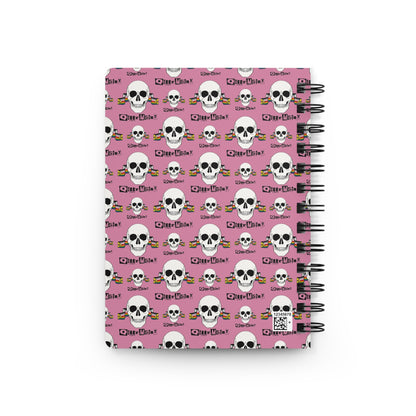 Queer Mutiny Lined Spiral Journal in Pink